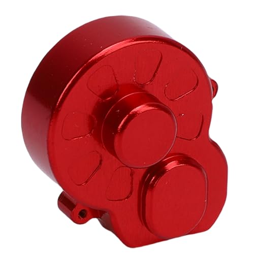 Alomejor Luft- und Raumfahrt Aluminium RC Getriebesfallabdeckung für LOSI B T 1/24 RC -Auto Glatterer Betrieb, Anodierter Finish Toller Ersatzteil für Lüfter (Rot) von Alomejor