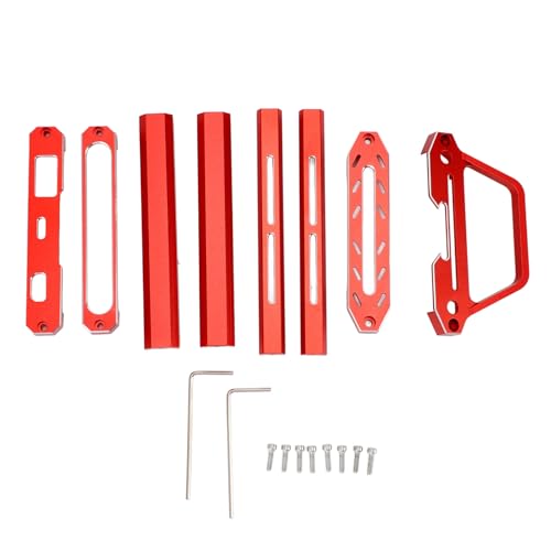 Alomejor Metall -Funk -Transmitter -Schutzhalterung Stabil und Stilvoll Kompatibel mit NB4 Pro NB4 Lite Abzutreten, um Teile zu Aktualisieren und zu Lösen (Rot) von Alomejor