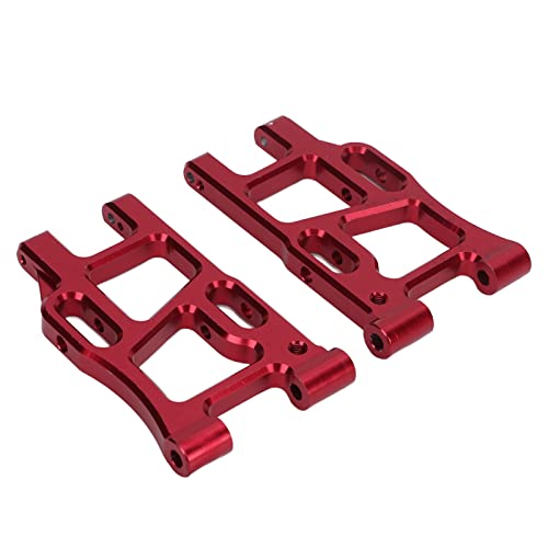 Alomejor Metall -RC -Suspensionsarm Haltbarer Stoßdämpfung für RC Auto Upgrade Teile, Aluminiumlegierung Heckschwungarm für LC PTG 2 Racing 1/10 Auto (Rot) von Alomejor