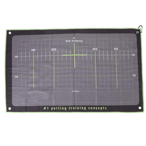 Alomejor Mikrofaser -Putting -Übungs -Handtuch, Weiches Superabsorbierendes Mikrofasel -Handtuch für Golfclubs, Karren und Taschen Leicht zu Reinigen von Alomejor