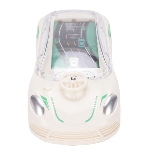Alomejor Mini Racing Car Game Simulation Erlebnis Spielzeug, Handheld -Fahrsimulator für , Rennabenteuerauto -Lenkrad für und Mädchen, AAA Batterieantrieb (White) von Alomejor