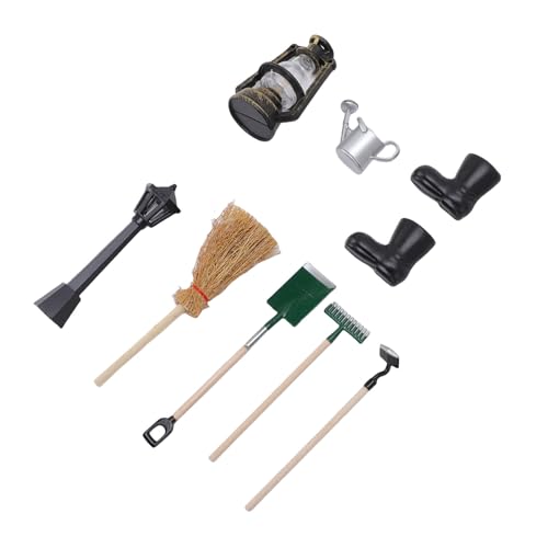 Alomejor Miniatur -Rake Zen Shovel Model Accessoires Stark und Praktisch für Dollhouse Garden Decoration, Sammlerstücke Alomejor Miniatur -Rake Zen Shovel Model Accessoires Stark und Praktisch für Dollhouse Garden Decoration, Sammlerstücke von Alomejor
