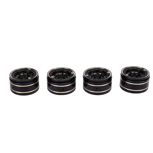 Alomejor Modellauto -Hub -Set 2,7 X 1,6 cm Messing RC Car Wheel Hub, 4pcs Beadlock RC Auto mit Schwarzer Beschichtung, Sichere Verbindung für Hochgeschwindigkeitsantrieb, 4 X Rad Kit Alomejor Modellauto -Hub -Set 2,7 X 1,6 cm Messing RC Car Wheel Hub, 4pcs Beadlock RC Auto mit Schwarzer Beschichtung, Sichere Verbindung für Hochgeschwindigkeitsantrieb, 4 X Rad Kit von Alomejor