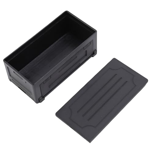 Alomejor Modellauto -Toolbox, Simulierte Toolbox für Modellautodekoration mit Aufkleber, die mit Dem Technischen Fahrzeug Kompatibel Ist (Black) von Alomejor