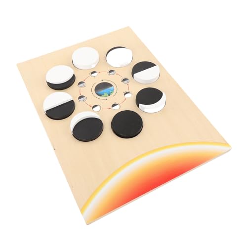 Alomejor Mondphase Holzpuzzle Bildung Kognitiver Entwicklungsspielzeug für, Mondphase -Matching -Spiel für Heimisches Lernen und Vorschulbildung, Sicheres Basswood Material für Kleine Hände, 1 Alomejor Mondphase Holzpuzzle Bildung Kognitiver Entwicklungsspielzeug für, Mondphase -Matching -Spiel für Heimisches Lernen und Vorschulbildung, Sicheres Basswood Material für Kleine Hände, 1 von Alomejor