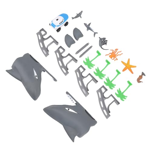 Alomejor Ocean Theme Flexible Track Car Toy Set Entwickeln Sie das Logische Gedanke für das Kind, das zu Fuß Beginnt, DIY Racing Tracks Game Set von Alomejor