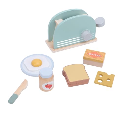 Alomejor Play Toaster Set Holzmaterial Förderung Fantasie von Alomejor