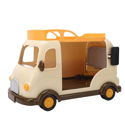 Alomejor Premium Plastik -Schulbusspielzeug, Verbesserung der Handspielkoordination von Hand Augen, Spielzeug für Kinderbus Model für Spielen von Alomejor