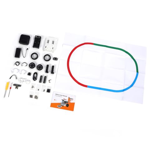 Alomejor Programmierbares KI - -Roboterauto mit Leistungsstarker Hardware für Visuelle Linienverfolgung und Hindernisvermeidung, Lernspielzeug Lehrreich von Alomejor