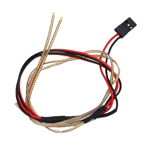 Alomejor RC -Auto Flexibler Lichtstreifen für SCX24 1/24 1/18 Modell - Anpassbares Dekoratives Licht für Verstärkten Realismus Passend für RC Auto Enthusiasten (Blue) von Alomejor
