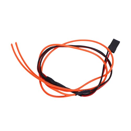 Alomejor RC -Auto Flexibler Lichtstreifen für SCX24 1/24 1/18 Modell - Anpassbares Dekoratives Licht für Verstärkten Realismus Passend für RC Auto Enthusiasten (Rot) von Alomejor