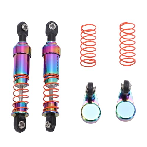 Alomejor RC -Auto -Stoßdämpfer, 85 -mm -Aluminium -Legierungsöldruckschockdämpfer Kit Zum Stieg Erhöhte Stabilität von Alomejor