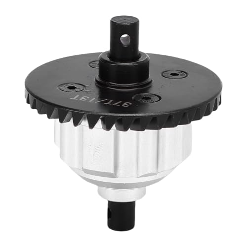 Alomejor RC -Autodifferentialausrüstung 37T 13T Heckdiff -Zahnradkit für 1: 10 RC -Autoersatz (Silver) von Alomejor