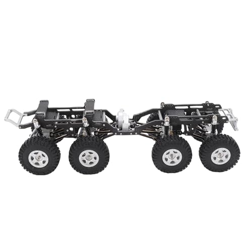 Alomejor RC -Automobil -Chassis Ersatz (schwarzes Silber) von Alomejor