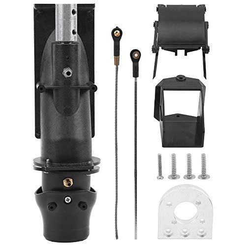 Alomejor RC Boot Sprühwasserstrahlruder RC Power Injection Pump Motor Propeller Sprühwasserstrahlruder für ferngesteuertes Boot von Alomejor