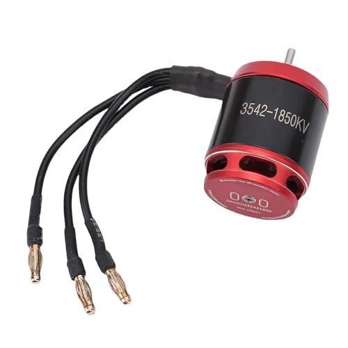 Alomejor RC Bürstenloser Motor -ESC -Combo Upgrade Set für Axial SCX10 1/10 RC Crawler Car, High Performance 1850KV Motor mit 80A Bürstenloser ESC Getriebe, Ideal für Auto Enthusiasten und Drohnen von Alomejor