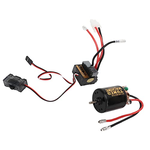 RC-Bürstenmotor-ESC-Kit Externe Kohlebürste Wasserdichter 540-Bürstenmotor 320A ESC mit für -Stecker (13T) von Alomejor