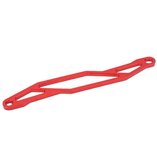 Alomejor RC-CAR-Batteriedrotte, Leichte Batteriedrackplatte aus Aluminiumlegierung für TT02 (Rot) von Alomejor