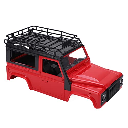 Alomejor RC Climbing Car Shell Exquisite Praktische Teile für Freche Drache, für DIY Fernbedienungsauto -Modifikation - Langlebiges Kunststoffmaterial (Rot) von Alomejor