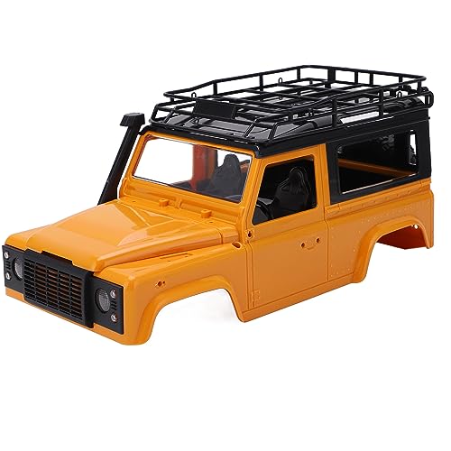 Alomejor RC Climbing Car Shell Exquisite Praktische Teile für Freche Drache, für DIY Fernbedienungsauto -Modifikation - Langlebiges Kunststoffmaterial (Yellow) von Alomejor