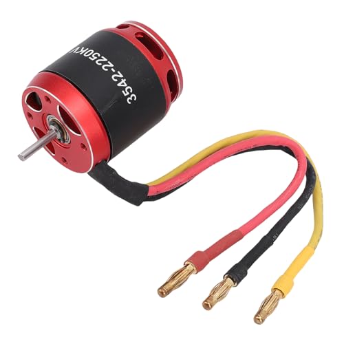 Alomejor RC Crawler Outrunner Bürstenloser Motor, Starker 2250 KV AM32 ESC Fit für Axiale SCX10 1/10 RC Crawler von Alomejor