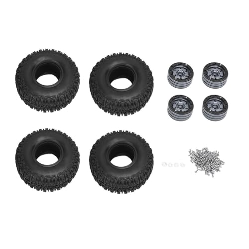 Alomejor RC Crawler Wheel Hubs Set 4PCS RC Crawler Wheel Tyre Set mit Einzigartigem Scimitar -Design Passt für Verschiedene Stabilität und Steuerung für Verbesserte Stabilität und Alomejor RC Crawler Wheel Hubs Set 4PCS RC Crawler Wheel Tyre Set mit Einzigartigem Scimitar -Design Passt für Verschiedene Stabilität und Steuerung für Verbesserte Stabilität und von Alomejor