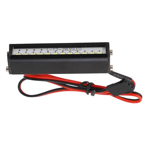 Alomejor RC-Dachleuchte, 3-stufiges Fernbedienungskabel, 12 LEDs, RC-Dachleuchte, Premium-Aluminiumlegierung, Axial SCX10 90046 CC01 D90 D110 Crawler Alomejor RC-Dachleuchte, 3-stufiges Fernbedienungskabel, 12 LEDs, RC-Dachleuchte, Premium-Aluminiumlegierung, Axial SCX10 90046 CC01 D90 D110 Crawler von Alomejor