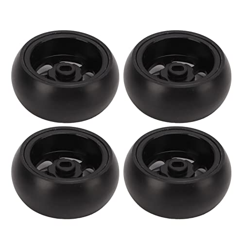 Alomejor RC Drift Tire Glossy Aluminiumlegierung Stark für 1/28 RC -Auto, 4pcs für K969 / K989 / P929, Umweltfreundliches Material (Black) von Alomejor