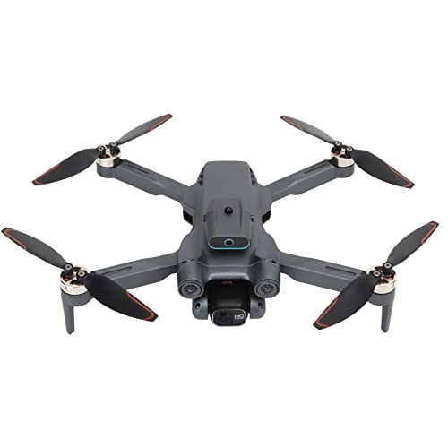 Alomejor RC-Drohne, Dunkelgrauer HD-Dual-Kamera-Faltbarer Quadrocopter, Lange Flugzeit für Außenaufnahmen (6K) von Alomejor