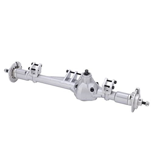 Alomejor RC Hinterachse Metall Heck -Portal -Achsen Upgrade Teile für Axiale RBX10 RYFT 1/10 RC Auto mit Hochpräziöser Anodierter Aluminiumschale (Silver) von Alomejor