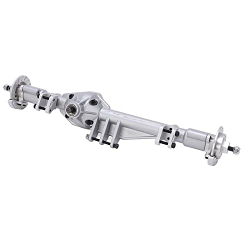 Alomejor RC Hinterachse Metall Heck -Portal -Achsen Upgrade Teile für Axiale RBX10 RYFT 1/10 RC Auto mit Hochpräziöser Anodierter Aluminiumschale (Silver) von Alomejor