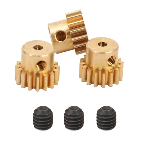 Alomejor RC-Motorgetriebe, 16 Zähne, M0,6-Kupferritzel, Reduziert Geräusche, Verbesserte Leistung für RC-Autos mit 370 380 390 Motoren Alomejor RC-Motorgetriebe, 16 Zähne, M0,6-Kupferritzel, Reduziert Geräusche, Verbesserte Leistung für RC-Autos mit 370 380 390 Motoren von Alomejor