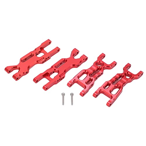 Alomejor RC Querlenker Vorne Hinten Unten für LOSI Mini‑T 2.0 2WD 1/18 RC Stadium Truck(rot) RC -Automodellzubehör von Alomejor