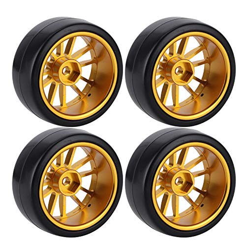 Alomejor RC -Reifen 63 Mm mit WPL D12 RC -LKW Adapter, Hartreifen mit Hoher Verschleißfestigkeit, 4 Packung von 4 Alomejor RC -Reifen 63 Mm mit WPL D12 RC -LKW Adapter, Hartreifen mit Hoher Verschleißfestigkeit, 4 Packung von 4 von Alomejor