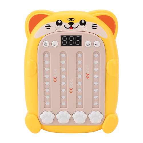 Alomejor Rhythm Game Machine, Bildungsmusik Handheld Game Kids Denkfähigkeiten für Fähigkeiten Entwicklung Puzzle Spielzeug für von Alomejor