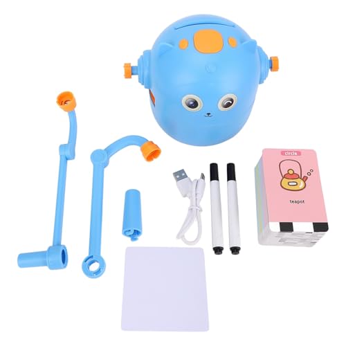 Alomejor Roboter Zeichnung Spielzeug Interaktiver Bildungs Zeichnung Roboter für mit 100 Wort Karten Intelligenter Zeichen Roboter für Montessori Lernen von Alomejor
