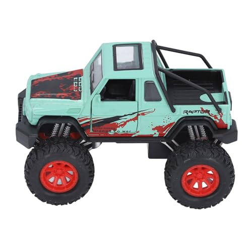 Alomejor Sammlerstück, Geländewagen-Modellspielzeug, Hochsimuliertes Legierungsfahrzeugspielzeug mit Sound-Lichteffekt für Jungen (Blue) von Alomejor