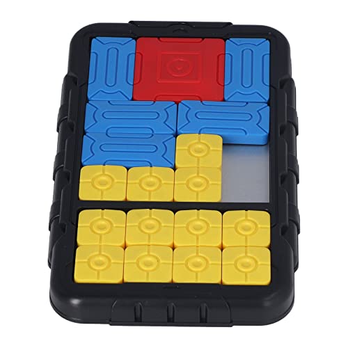 Alomejor Schiebepuzzle-Brett Entwickeln Sie Logische Denkherausforderungen Handpuzzles Spielzeug-Gehirnspiele für (Schwarz) von Alomejor