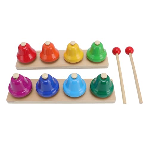 Alomejor Schreibtischglocken für , 8 Notieren Sie Buntes Musikspielzeug mit Holzschlägern für Vorschullernen Alomejor Schreibtischglocken für , 8 Notieren Sie Buntes Musikspielzeug mit Holzschlägern für Vorschullernen von Alomejor