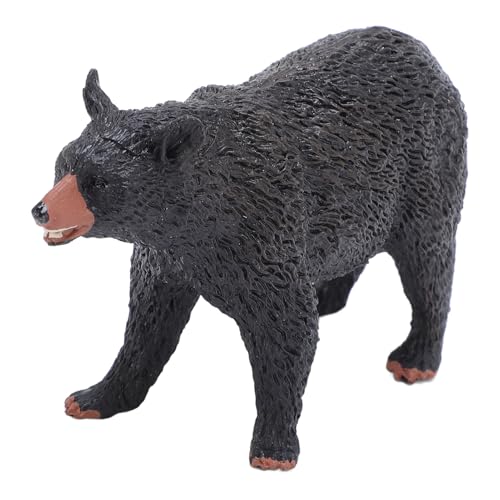 Alomejor Schwarzbärenmodell, Walking Bear Figur Bildungsspielzeug mit Lustigen Interaktiven Dekorationen für Zuhause von Alomejor