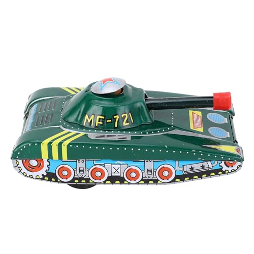 Alomejor Simuliertes Militärpanzerspielzeug, Vintage-Panzerspielzeug, Eisenpanzermodelle, Geschenk für, Jungen und Mädchen von Alomejor