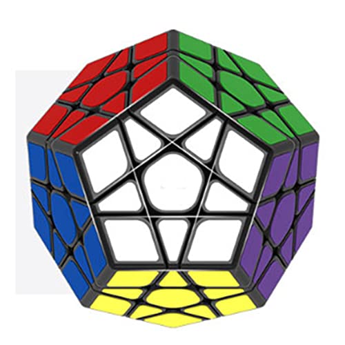 Alomejor Speed-Puzzle-Spielzeug, Leuchtendes Dodekaeder-Puzzle mit Antihaft-Rillen, Integriertes Geteiltes Design für Stabilität von Alomejor