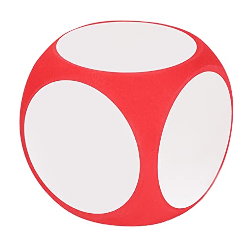 Alomejor Trocken Abwischbarer Block, Abwischbare, Trocken Abwischbare Würfel, Mehrzweck-Bildungswürfel, Trocken Abwischbare Whiteboard-Würfel für das Klassenzimmer (Rot) von Alomejor