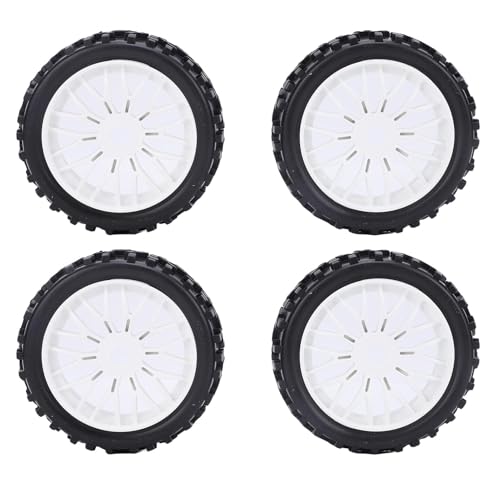Alomejor Volidation von 1/8 RC Dauerhafter Straßenreifen für die SRX8 MP9 Snake, Vier Langfristige Abenteuerpackungen (White) von Alomejor