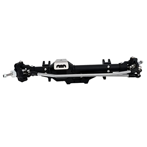 Alomejor Vorderachse in Hochleistungs -Aluminiumlegierung für Axiale Crawler Wraith RC, Aktualisieren Sie Teile der Vorderen Achse, Auto -Hobbyisten RC zu (Black) von Alomejor