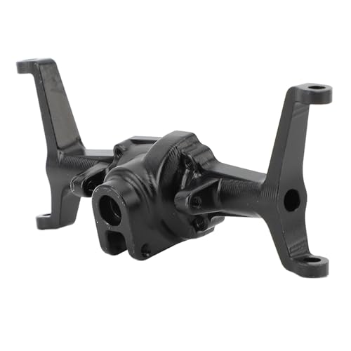 Alomejor Vorderachsgehäusegehäuse aus Aluminiumlegierung, Verbreitertes Design für 1/18 4WD CP18P RC-Car Verbessert die Offroad-Leistung (Black) von Alomejor