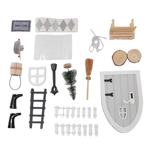 Alomejor Weihnachtsfee -Tür -Kit in der Zarten Miniaturdekoration des Craft Doll House Alomejor Weihnachtsfee -Tür -Kit in der Zarten Miniaturdekoration des Craft Doll House von Alomejor