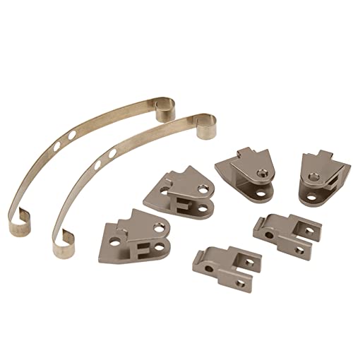 Alomejor Zubehör des Stoßdämpfers RC Erscheinungsbild für WPL B4 24 1/16 RC -Auto, Leistung zu Verbessern, für Anfänger Geeignet, Silberne Farbe Geeignet (Titan WPL1684T) von Alomejor