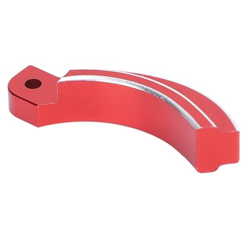 Aluminium Legierung RC Auto Transmitter Bremshebel, Drossel für NB4 NB4 Plus NB4 PRO mit CNC-Aluminium Legierung Hergestellt aus (Rot) von Alomejor