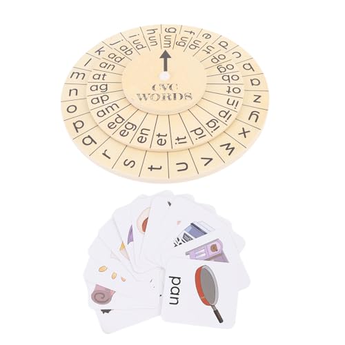 Holz Alphabet -Plattenspieler -Spielzeug für Kleinkinder, Pädagogisches CVC -Wörter Spiel mit Mapleholz, Geeignet für das Lernen Englisch Holz Alphabet -Plattenspieler -Spielzeug für Kleinkinder, Pädagogisches CVC -Wörter Spiel mit Mapleholz, Geeignet für das Lernen Englisch von Alomejor